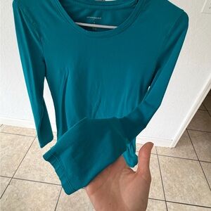 Banana Republic Vibrant Blue Long Sleeve Tee